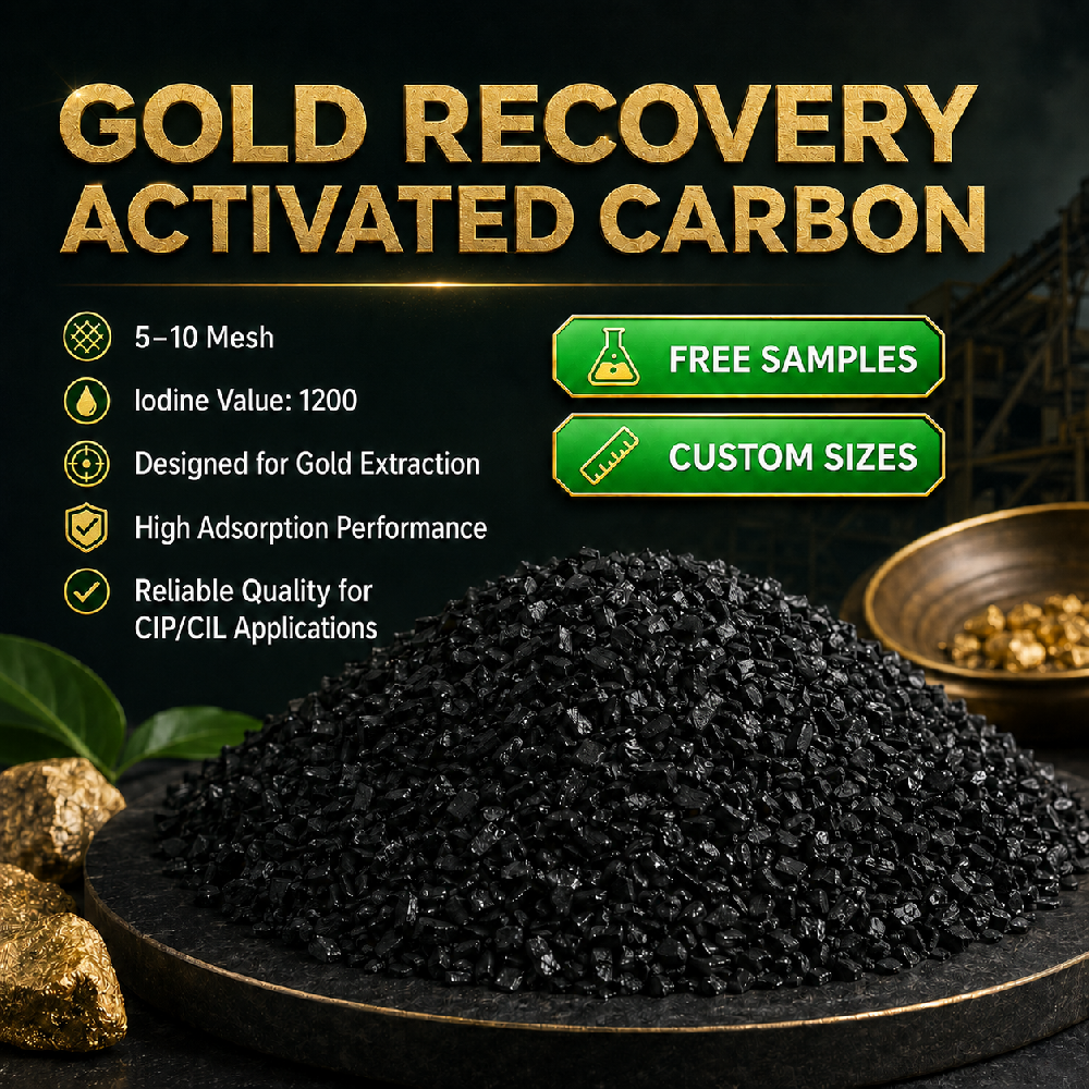 Gold Leaching Coconut Shell Activated Carbon | Low Abrasion, High Gold Capture Rate