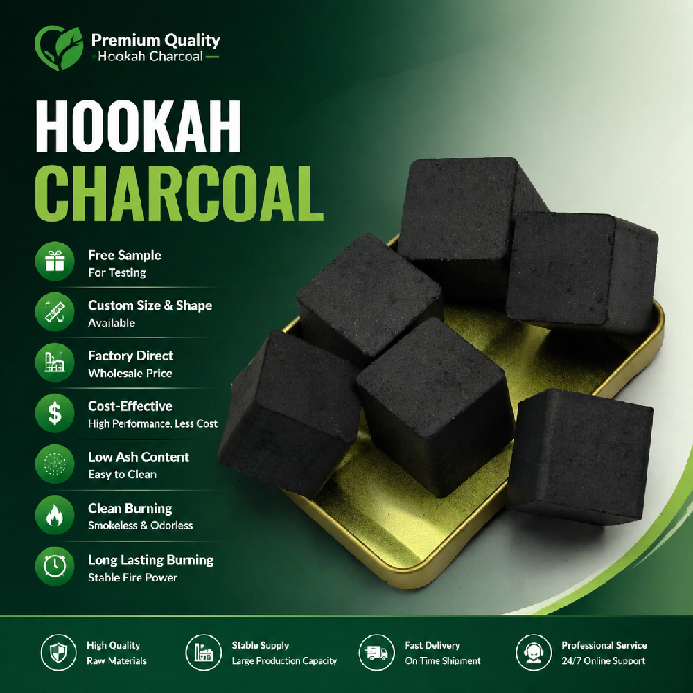 Coconut Shell Hookah Charcoal | Reliable Quality for Wholesale